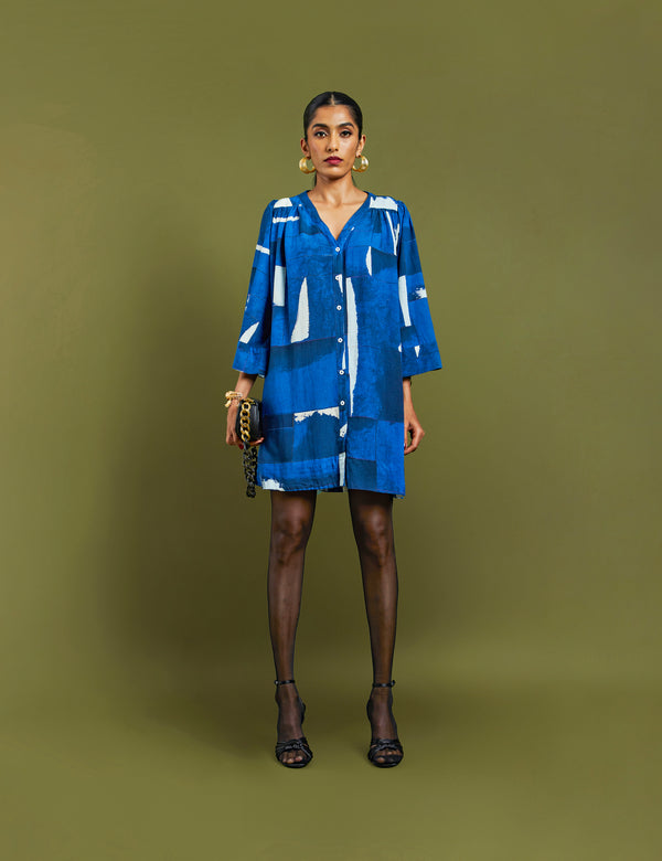 MYKANOS DRESS - PAINT BOX