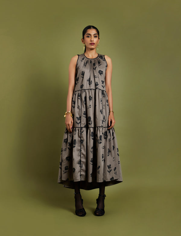 KENITH DRESS - ASH GREY