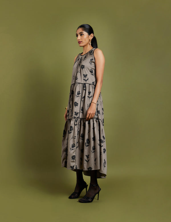 KENITH DRESS - ASH GREY