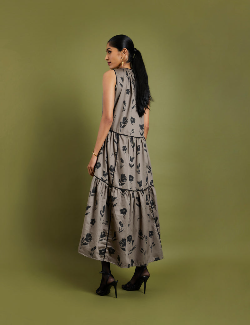 KENITH DRESS - ASH GREY