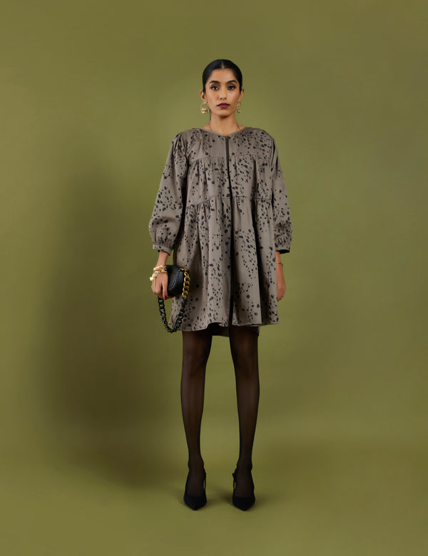 ASTRIX DRESS - ASH GREY