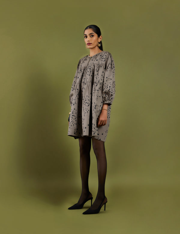 ASTRIX DRESS - ASH GREY