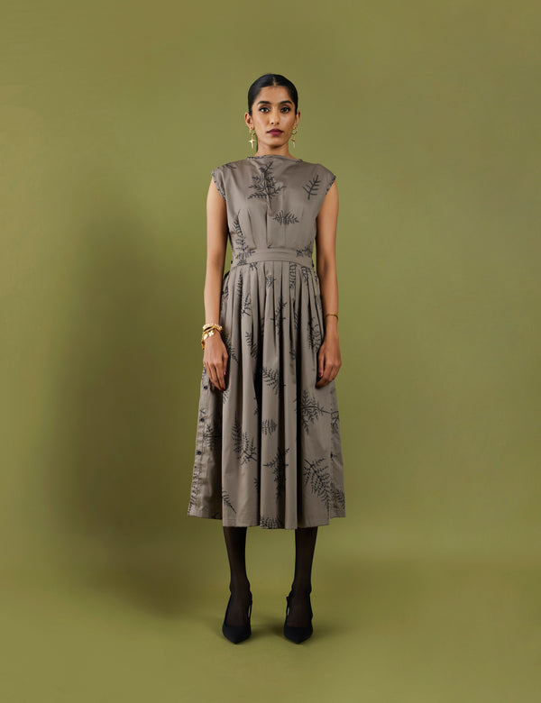 GOLD DRESS - ASH GREY