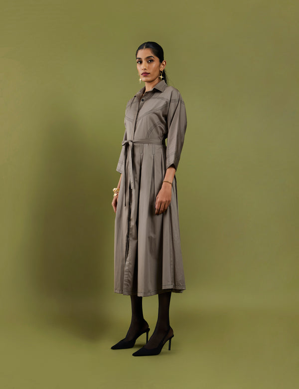 COMET DRESS - ASH GREY