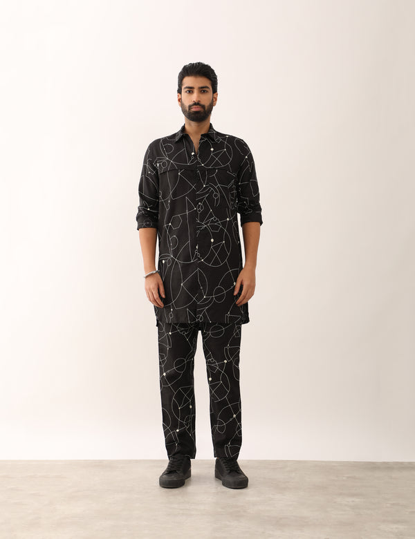 ABEER COSMOS SHIRT - BLACK