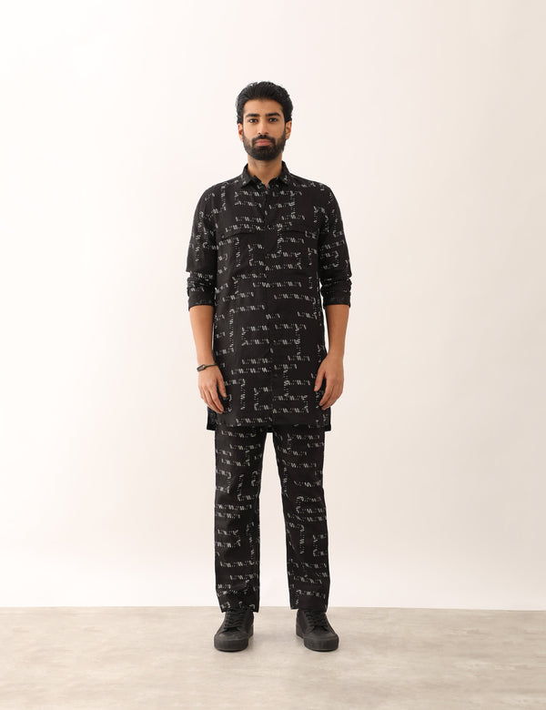 GAURAV TRACE SHIRT - BLACK