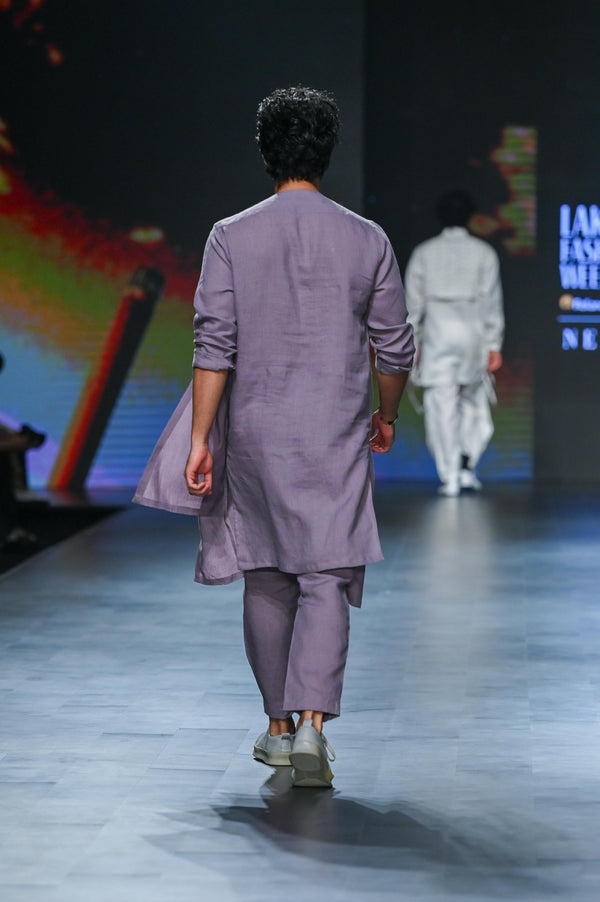 HARSH KURTA SET - PURPLE