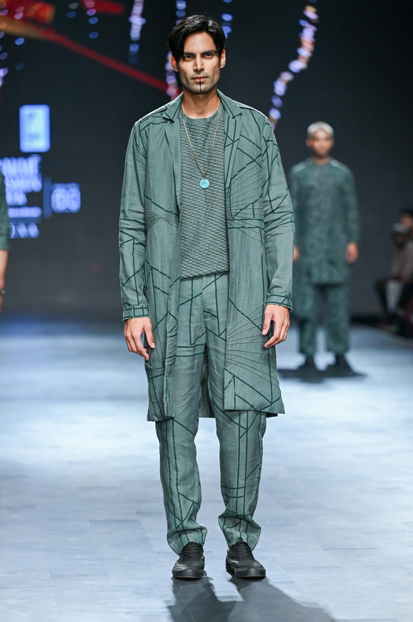 DHANUSH LOOK - GREEN