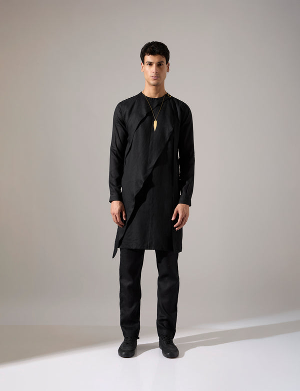 Austin Kurta Set - Black