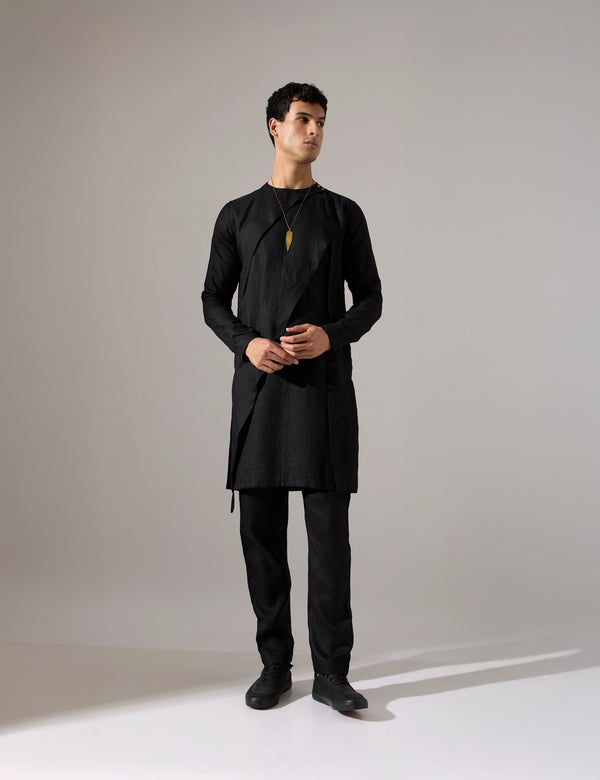 Austin Kurta Set - Black