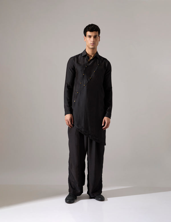 Theon Kurta Set - Black