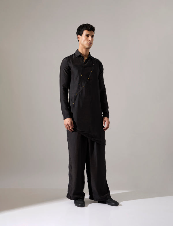 Theon Kurta Set - Black