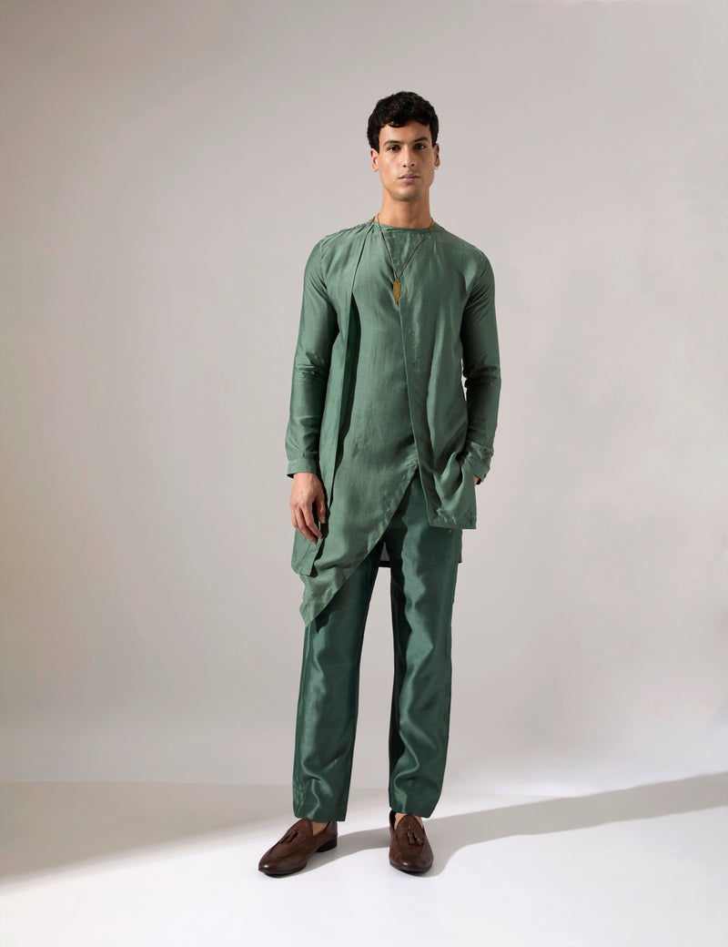 Avren Kurta Set - Sage