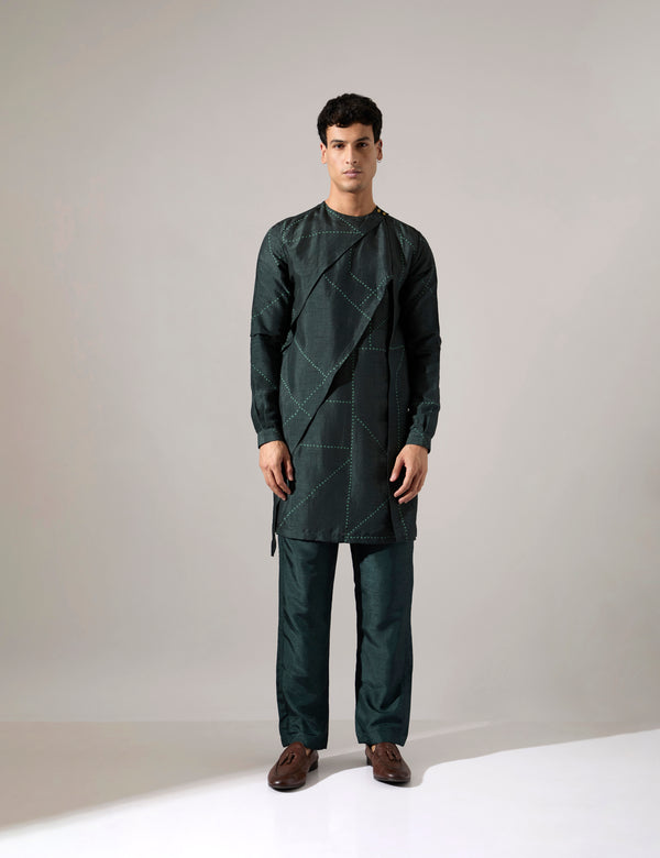 Rob Riplee Kurta Set - Forest