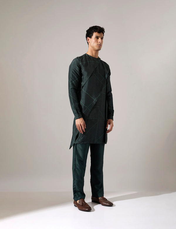 Rob Riplee Kurta Set - Forest