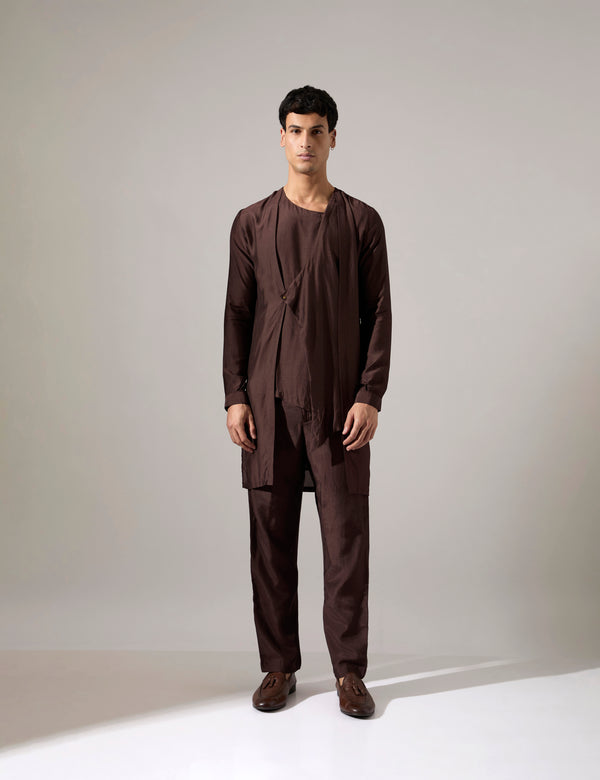 Orion Kurta Set - Bark