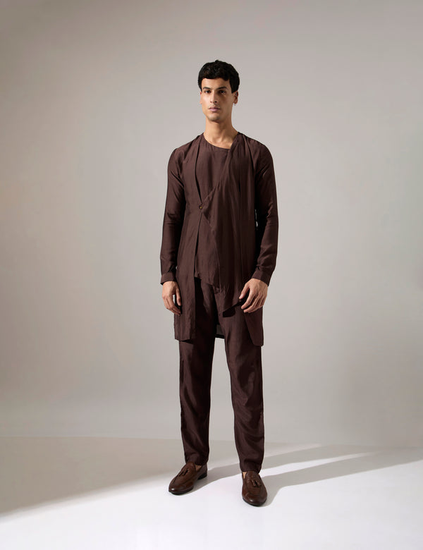 Orion Kurta Set - Bark