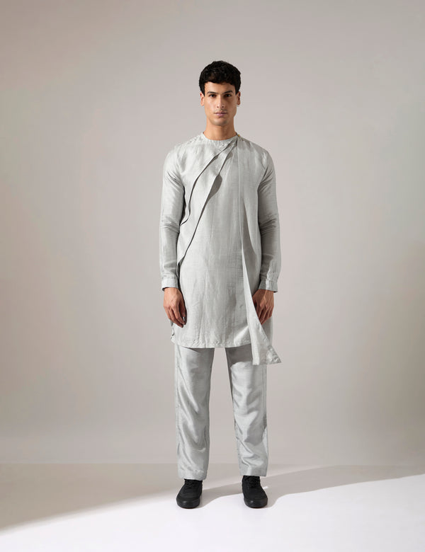 Dorian Kurta Set - Grey