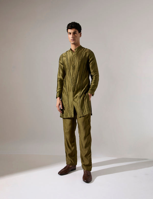 Hayden Kurta Set - Olive