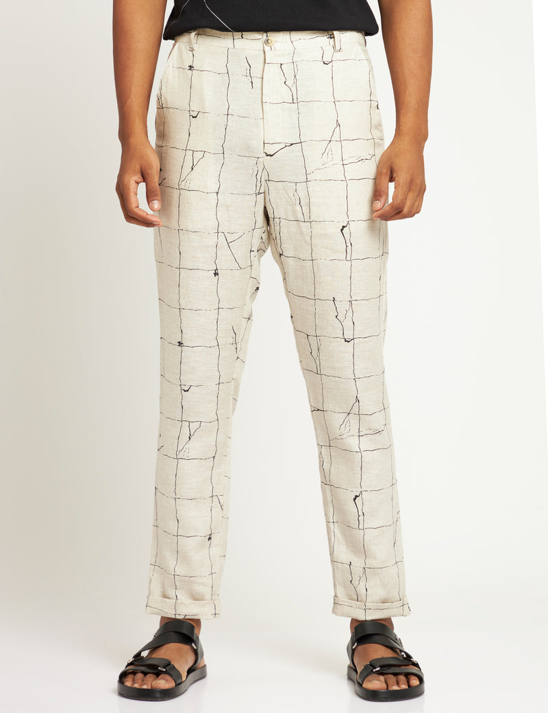 TOCO - TROUSER - TILES - IVORY