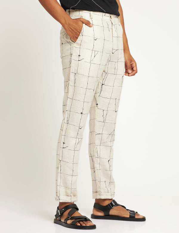 TOCO - TROUSER - TILES - IVORY