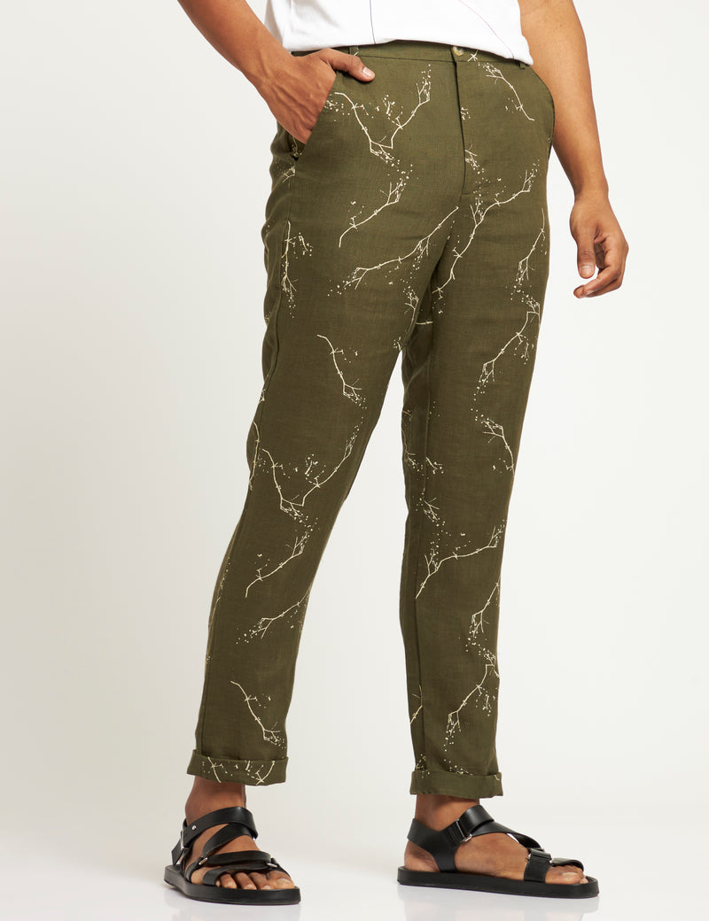TOCO - TROUSER - TWIGS - GREEN
