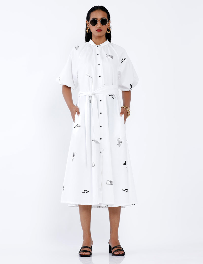 DIVA DRESS - WHITE